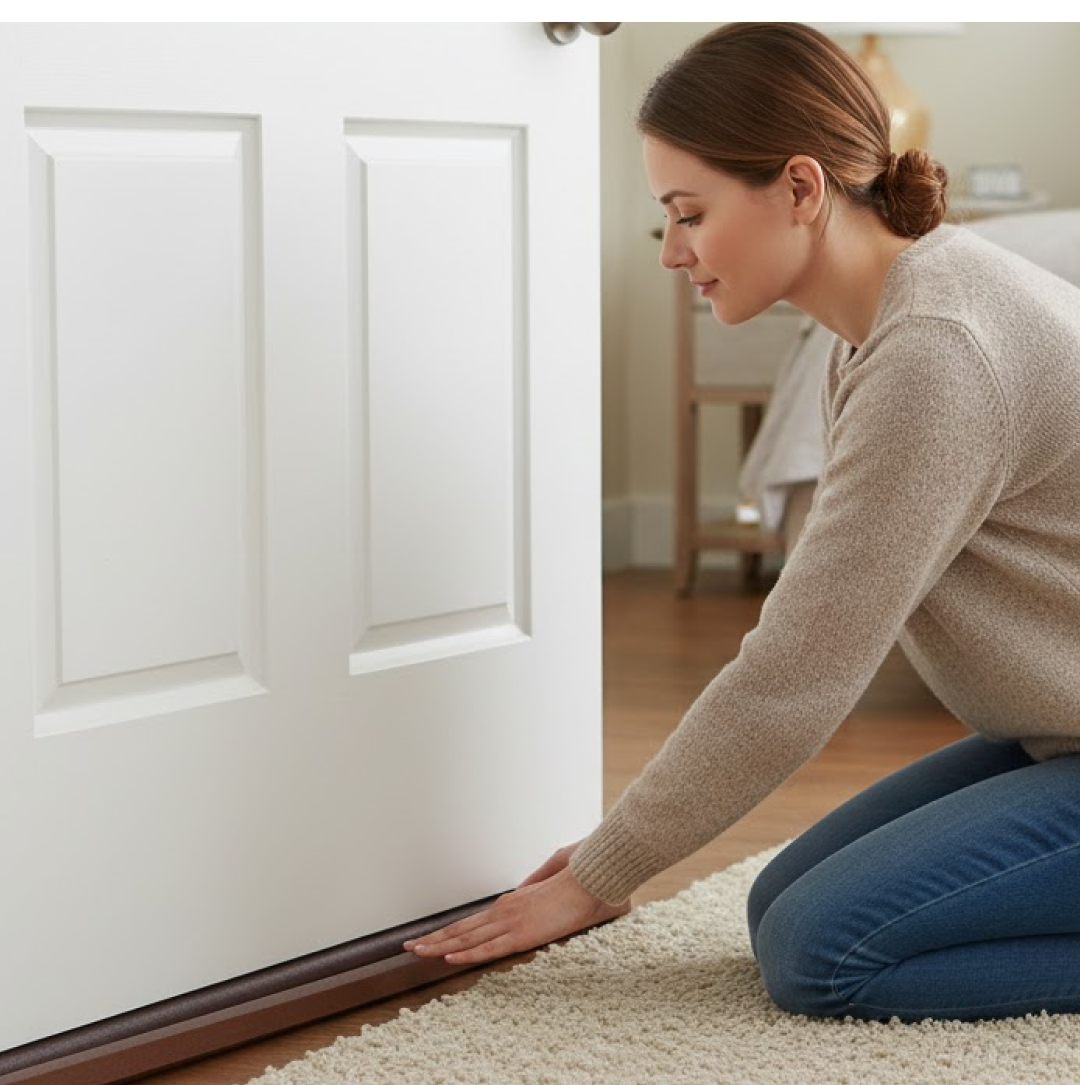 Twin Door Draft Stopper / Guard Protector for Doors and Windows (Pack of 3)