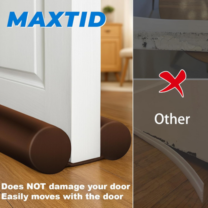 Twin Door Draft Stopper / Guard Protector for Doors and Windows (Pack of 3)